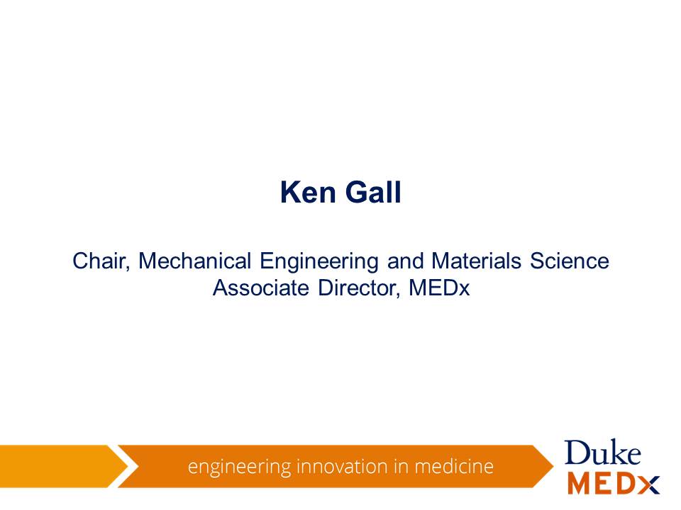 Ken Gall MEDx Launch